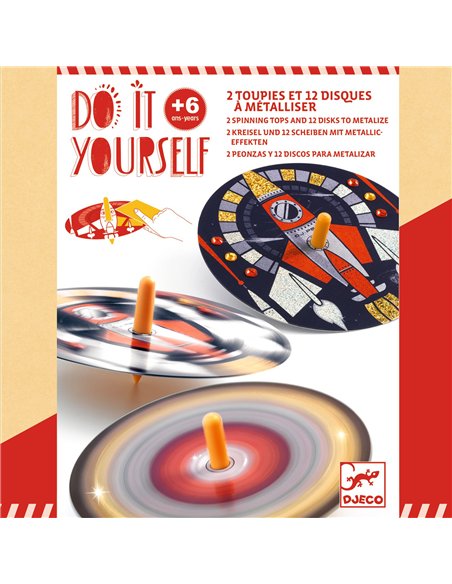 Toupies DIY Hypno cosmos Djeco