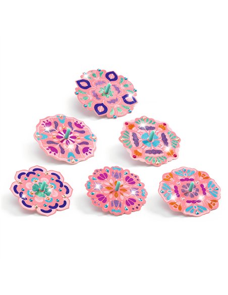 Toupies DIY Flower Power Djeco