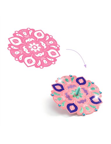 Toupies DIY Flower Power Djeco
