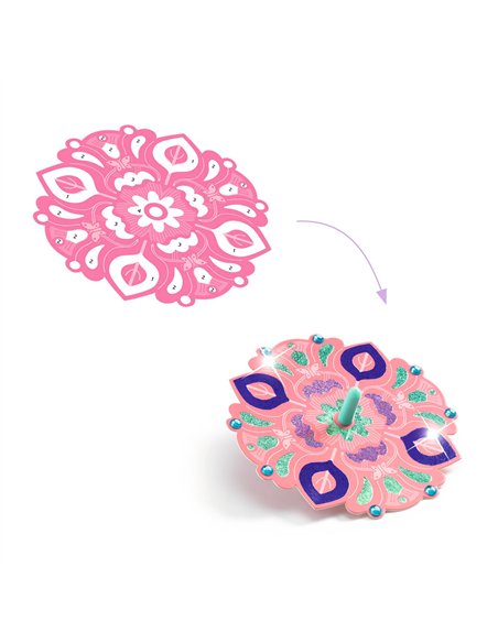 Toupies DIY Flower Power Djeco