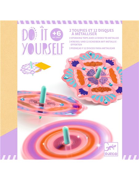Toupies DIY Flower Power Djeco