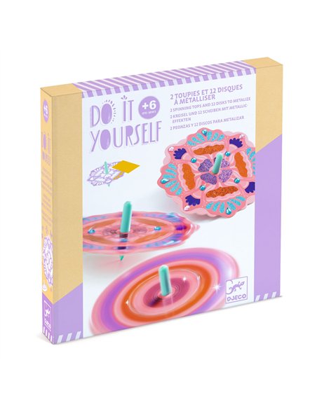 Toupies DIY Flower Power Djeco