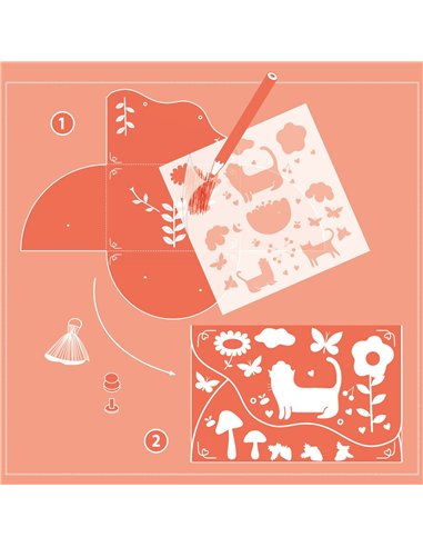 Pochettes DIY Joyeux amis Djeco