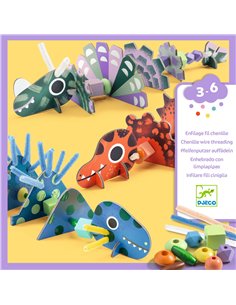 Enfilage - Terribles dinos Djeco 2