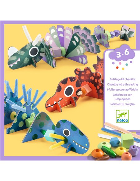 Enfilage - Terribles dinos Djeco