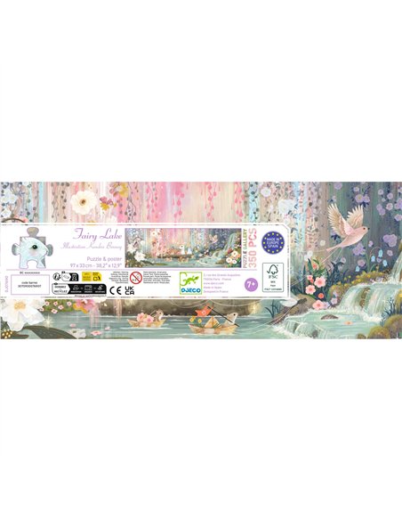 Puzzle Gallery Fairy Lake - 350 pcs - Djeco