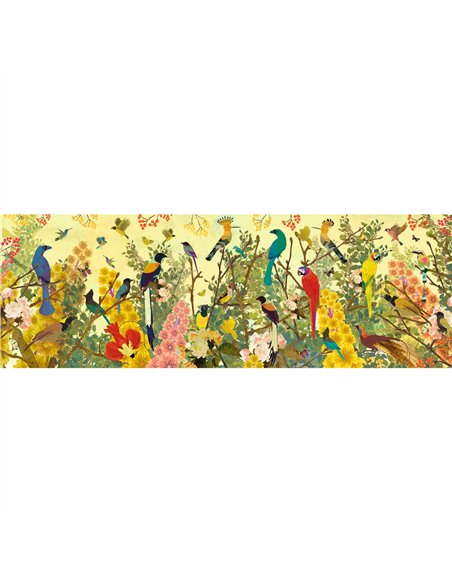 Puzzle Gallery Peaceful birds - 1000 pcs - Djeco