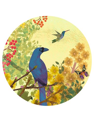 Puzzle Gallery Peaceful birds - 1000 pcs - Djeco