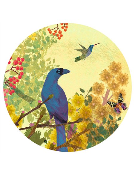 Puzzle Gallery Peaceful birds - 1000 pcs - Djeco