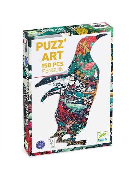PuzzArt Penguin - 150 pcs - Djeco