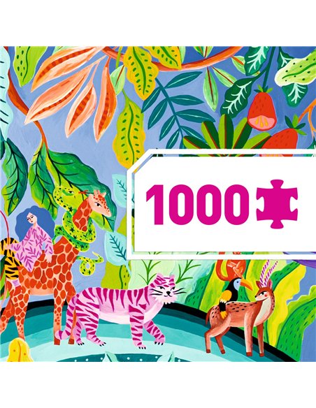 Puzzle Gallery La fiesta - 1000 pcs - Djeco