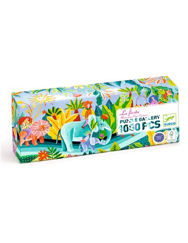 Puzzle Gallery La fiesta - 1000 pcs - Djeco
