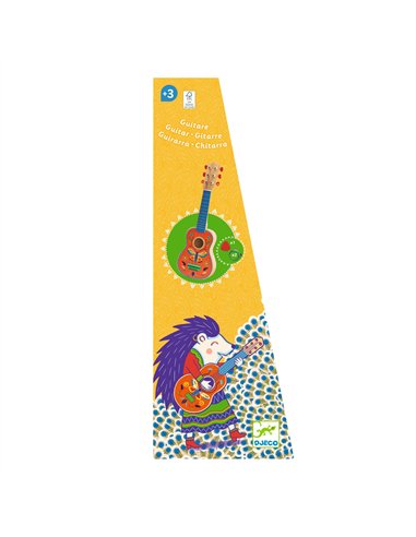 Guitare Animambo 6 cordes métalliques - Petit Modèle - Djeco