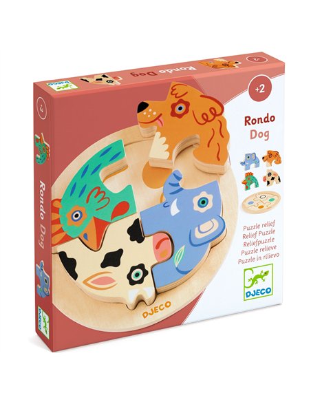 Puzzle bois Rondo Dog Djeco