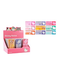 Set sticky bums + tab assortis hippopotame - Itotal
