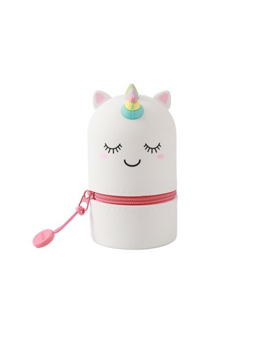 Mini trousse en silicone kawaii - licorne - itotal