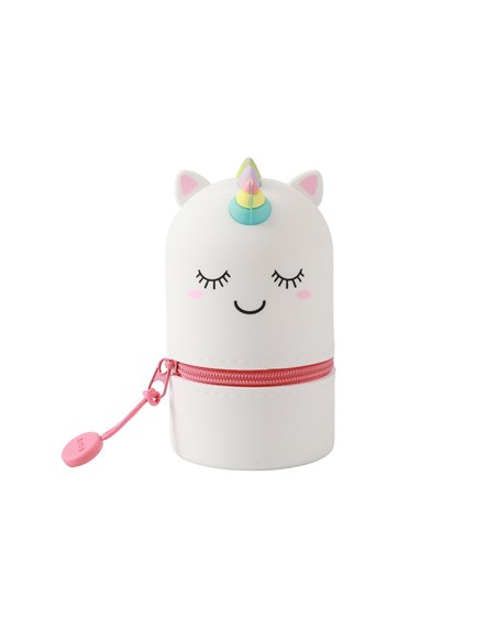 Mini trousse en silicone kawaii - licorne - itotal
