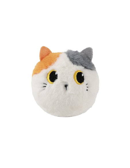 Balle rebondissante chat blanc et orange - itotal