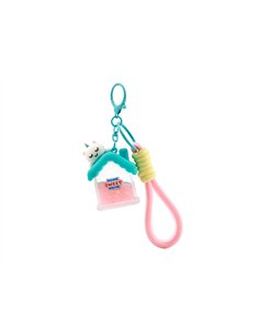 Porte clés maison licorne - itotal