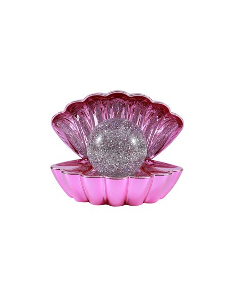 Lampe Coquillage rose métallique - Itotal