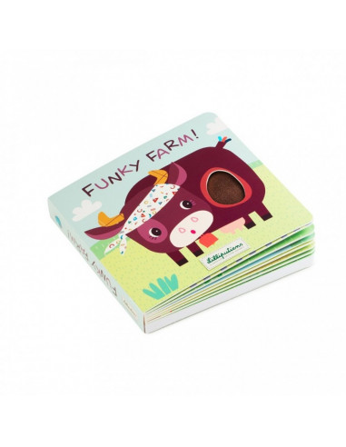 FUNKY FARM Livre tactile et sonore *