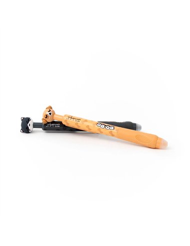 Set de 2 stylos effaçables Bo-Bo Click ! - Chat et Chien - MR WONDERFUL