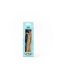 Set de 2 stylos effaçables Bo-Bo Click ! - Chat et Chien - MR WONDERFUL 2