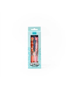 Set de 2 stylos effaçables Bo-Bo Click! - Champignon et Cochon - MR WONDERFUL 2
