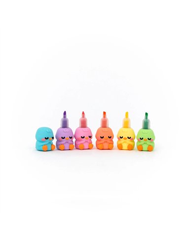 Set de 5 surligneurs empilables – Lazy Bo-Bo - MR WONDERFUL