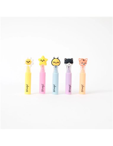 Lot de 5 surligneurs pastel – MR WONDERFUL