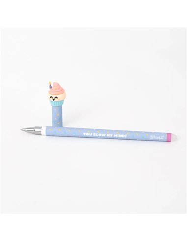 Stylo effaçable Bo-Bo Cupcake – Youpi ! C'est ton anniversaire ! - MR WONDERFUL