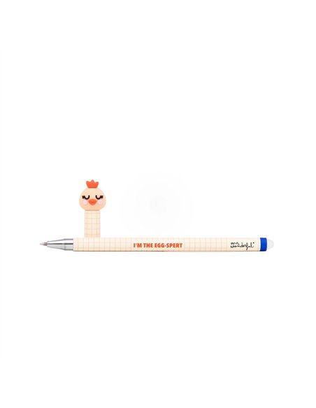 Stylo effaçable Bo-Bo Gigi la poule - I'm the egg-spert - MR WONDERFUL