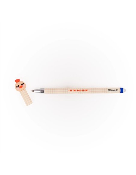 Stylo effaçable Bo-Bo Gigi la poule - I'm the egg-spert - MR WONDERFUL