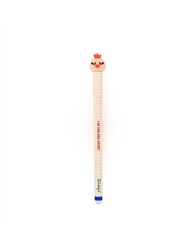 Stylo effaçable Bo-Bo Gigi la poule - I'm the egg-spert - MR WONDERFUL