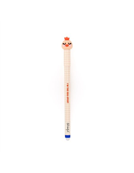 Stylo effaçable Bo-Bo Gigi la poule - I'm the egg-spert - MR WONDERFUL