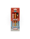 Set de 3 stylos effaçables Bo-Bo – Ferme : Poule, Coq et Canard - MR WONDERFUL