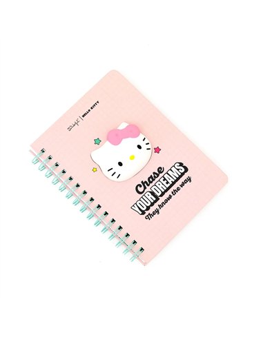 Cahier A5 avec squishy Hello Kitty – MR WONDERFUL