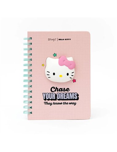Cahier A5 avec squishy Hello Kitty – MR WONDERFUL