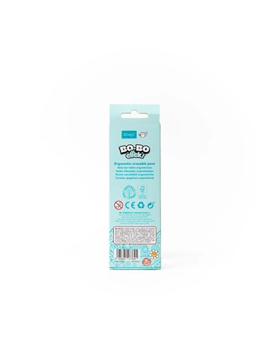 Set de 2 stylos effaçables Bo-Bo Click! - Cœur Bandit et Avocat - MR WONDERFUL