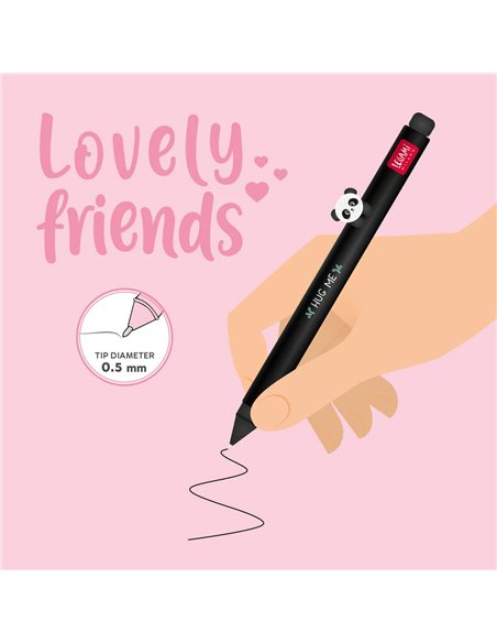 Stylo Gel Décoratif Lovely Friends Panda  - LEGAMI