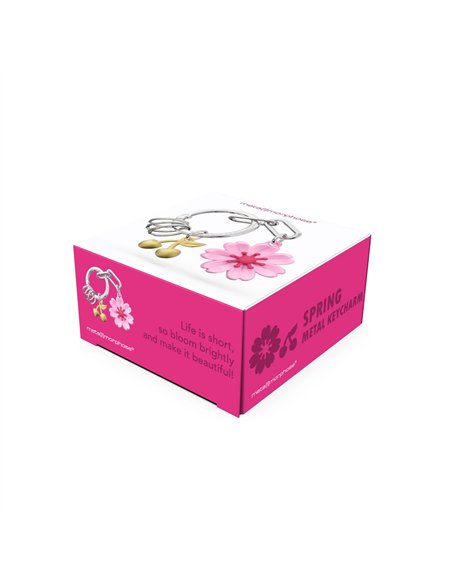 Porte-clés charms Fleur de cerisier