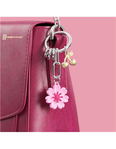 Porte-clés charms Fleur de cerisier
