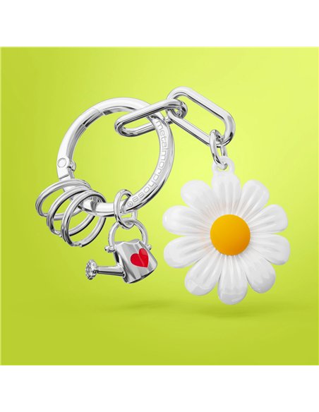 Porte-clés charms Marguerite