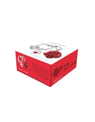 Porte-clés charms Rose