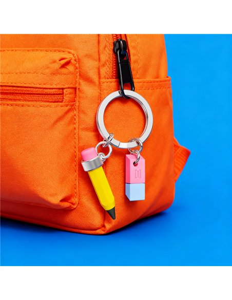 Porte-clés Crayon & Gomme maitre/maitresse