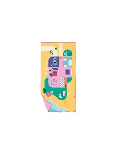 QUUT - serviette de jeu PlayTowel M (140 x 70cm) - Maison de poupée