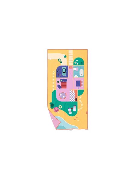 QUUT - serviette de jeu PlayTowel M (140 x 70cm) - Maison de poupée