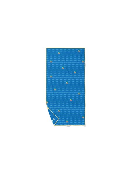 QUUT - serviette de jeu  PlayTowel M (140 x 70cm) - Phare Bleu