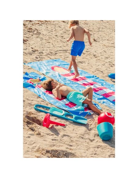 QUUT - serviette de jeu PlayTowel L (180 x 100cm) - Phare bleu