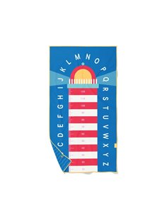 QUUT - serviette de jeu PlayTowel L (180 x 100cm) - Phare bleu